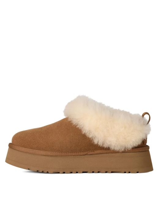 Ugg Suède Muiltjes Met Plateauzool in het Brown