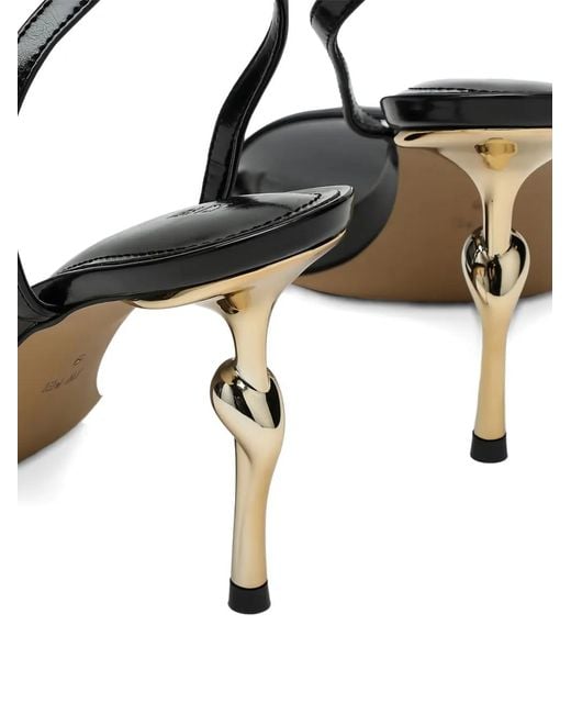 JW PEI Black 95Mm Alivia Sandals