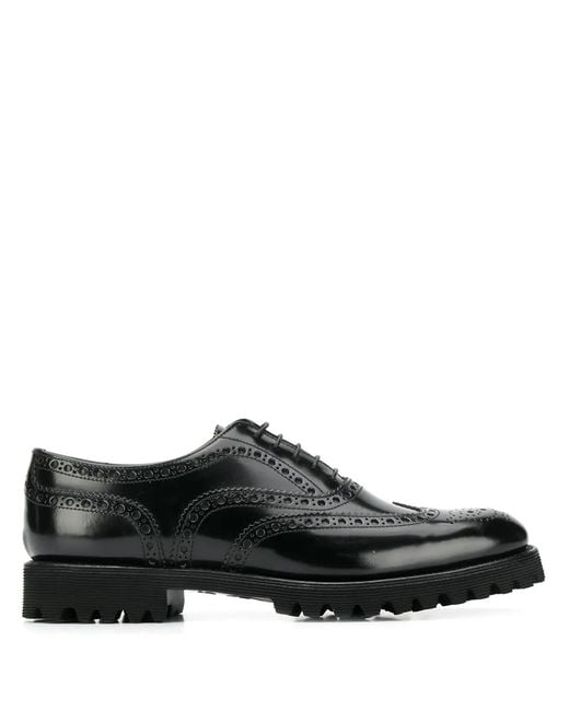 Church's Black Carla Oxford Brogue Shoes