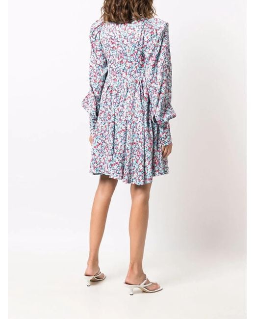 ROTATE BIRGER CHRISTENSEN Blue Alison Dress