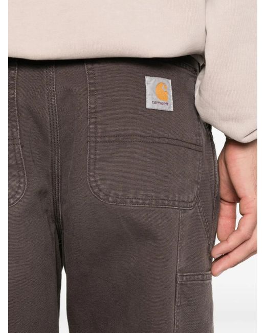 Carhartt Gray Double-Pocket Cotton Jeans for men