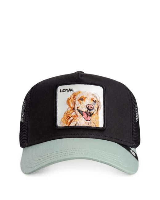 Goorin Bros Black The Loyal Dog Animal-Patch Baseball Cap for men