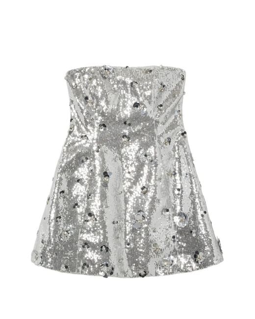 Jonathan Simkhai Gray Arta Mini Dress