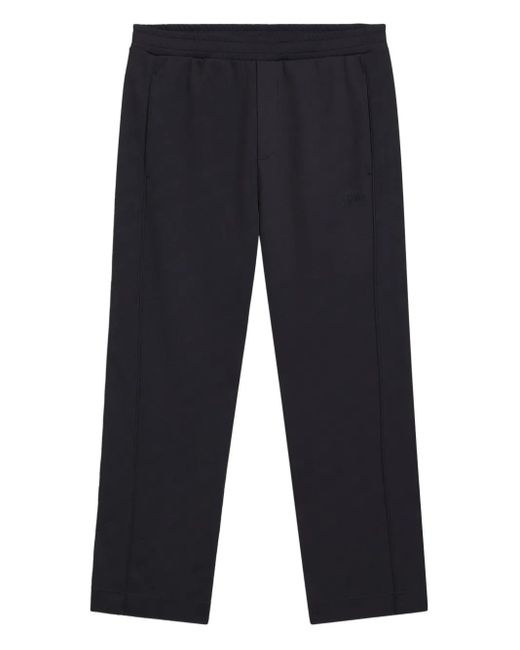 Boss Blue Elastic-Waist Trousers for men