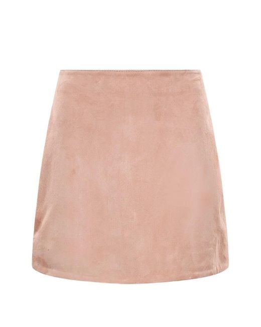 Soeur Pink Inno A-Line Mini Skirt