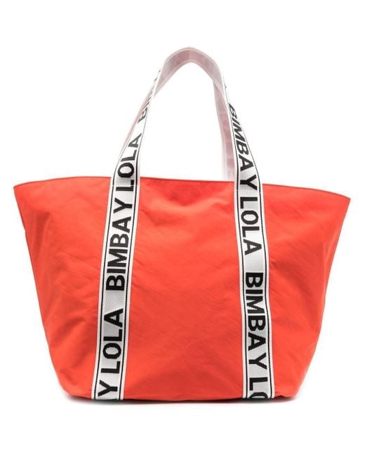 Bimba Y Lola Logo-strap Leather Crossbody Bag In Yellow