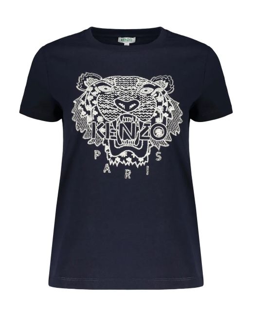 KENZO コットン Tシャツ Blue