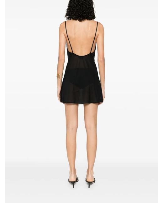 Leslie Amon Galli Mini-Jurk in het Black