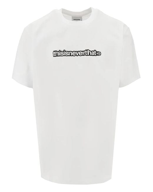 Thisisneverthat White Logo-Print T-Shirt for men