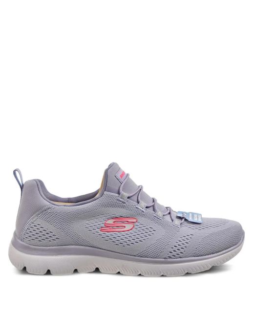 Skechers Gray Summits-Perfect Views Vegan Sneakers