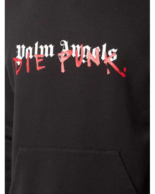 Palm Angels Black X Playboi Carti Die Punk Hoodie for men