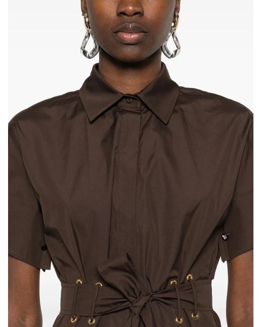 【関税＆送料込み】Max Mara Agoraio Belted Short Sleeves Po Max Mara Agoraio Cotton Belted Shirtdress | Nordstrom