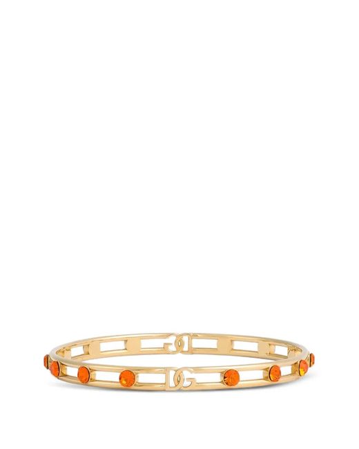 Dolce & Gabbana Metallic Bracelet With Logo