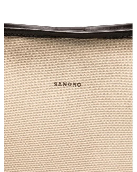 Borsa Tote di Sandro in Natural