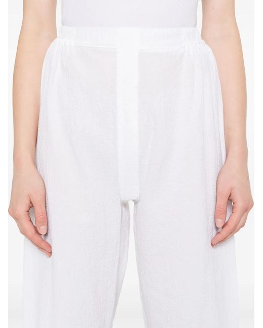 Henrik Vibskov White Split Trousers