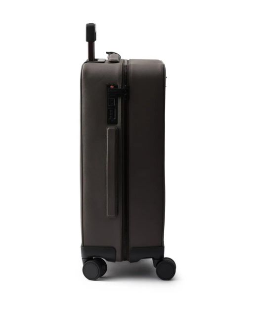 Prada Black Saffiano Leather Cabin Suitcase
