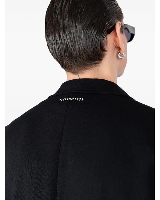 Societe Anonyme Black Button Jacket for men