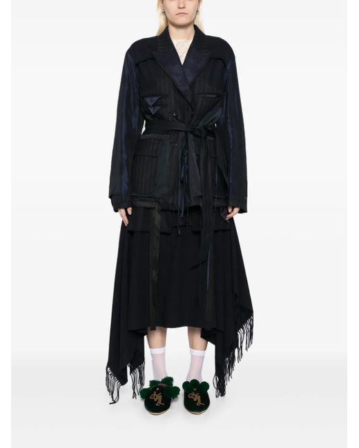 Midorikawa Black Panelled Jacket