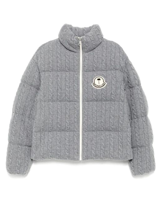 Moncler Gray X Palm Angels Austru Short Down Jacket for men