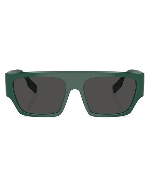 Burberry Green Micah Square-Frame Sunglasses
