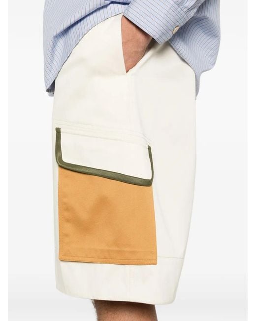 Marni White Pocket Shorts for men