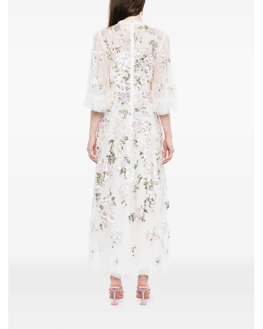 Needle & Thread White Wisteria Ankle Gown