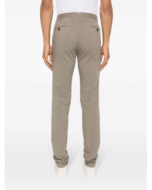 Pantalon chino slim à plis marqués PT Torino pour homme en coloris Natural