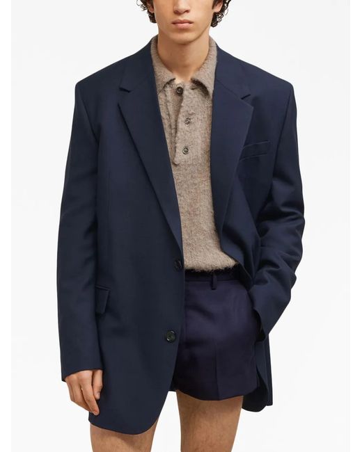 Blazer Con Botones AMI de hombre de color Blue