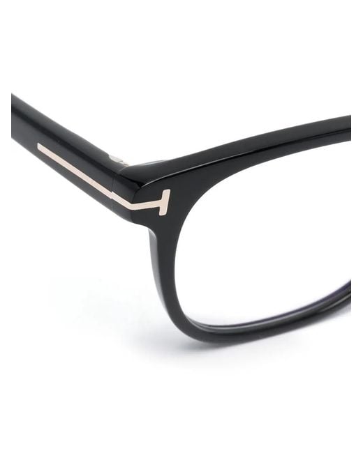 Tom Ford Blue T-Logo Square-Frame Glasses