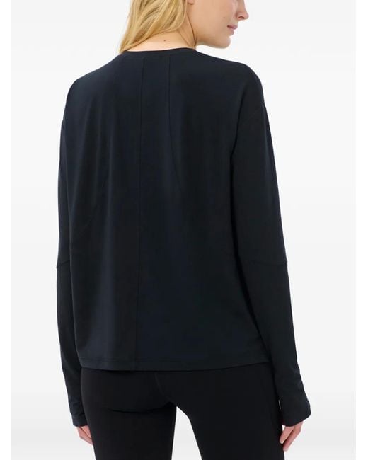 Sweaty Betty Blue Soft Flow Studio Thumb-Slot T-Shirt