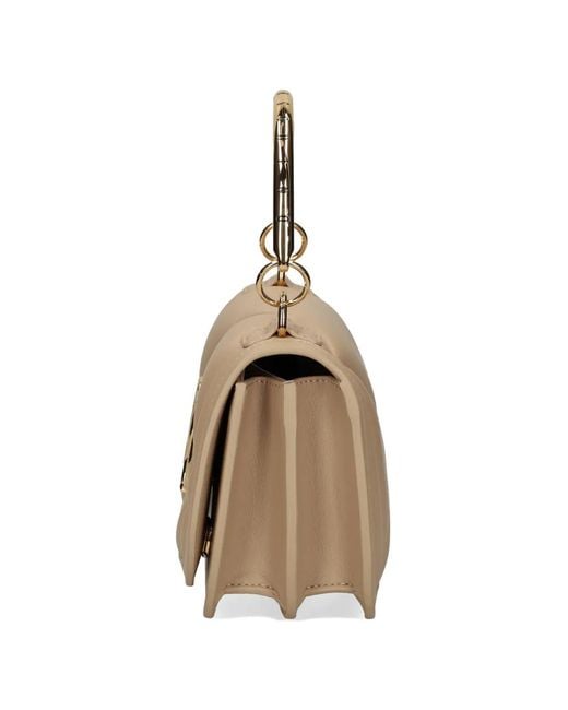Love Moschino Natural Quilted Logo Tote Bag