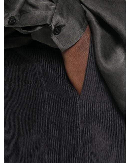 Sofie D'Hoore Black Pinot Corduroy Elasticated-Waist Trousers