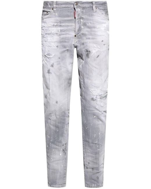 DSquared² Jeans im Distressed-Look in Gray für Herren