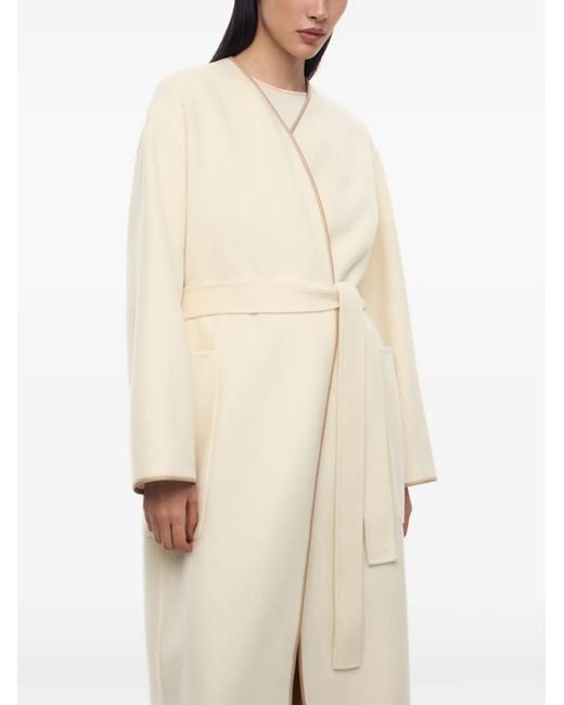 12 STOREEZ Natural Angie Belted Coat