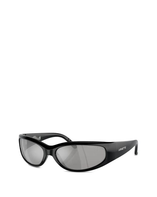 Arnette Gray Catfish Oval-Frame Sunglasses for men