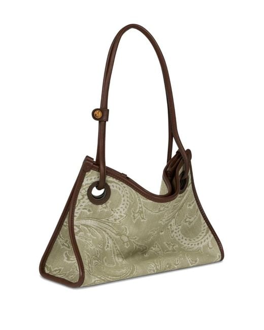 Etro Gray Small Eyes Tote Bag