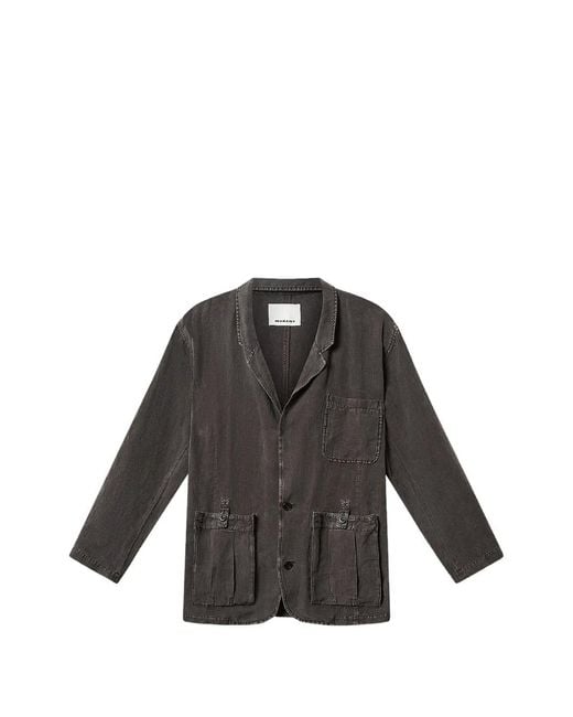 Isabel Marant Gray Stan Buttoned Pocket Blazer for men