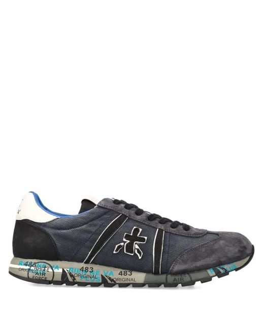 Zapatillas Lucy 7770 con paneles de ante Premiata de hombre de color Gray