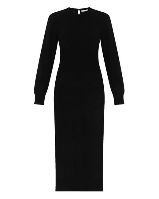Vestido midi de punto Givenchy de color Black