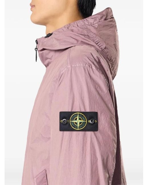 Stone Island Pink Light Jackets for men