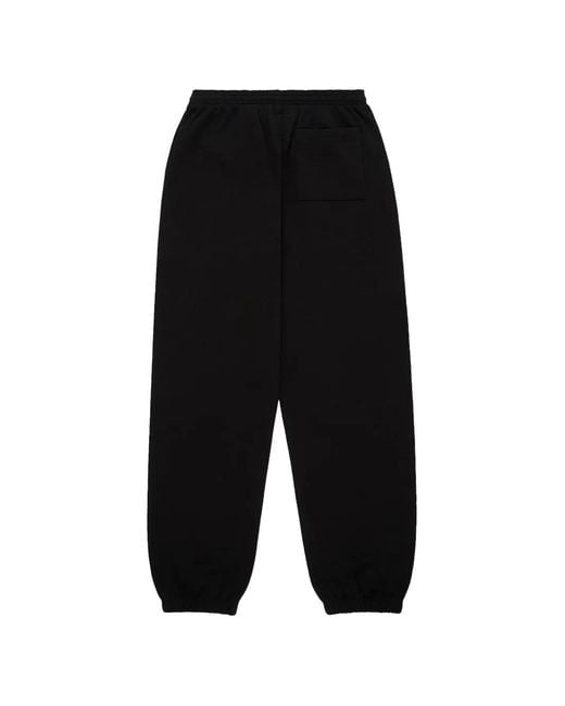 Sp5der Black Logo Track Pants for men