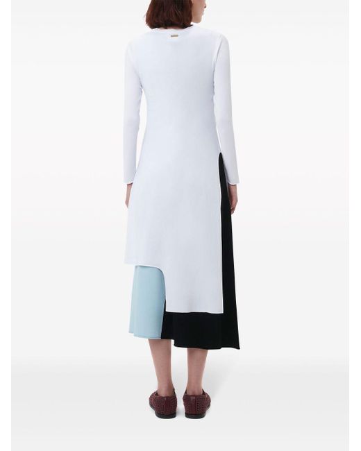 J.W. Anderson White Colour-block Dress
