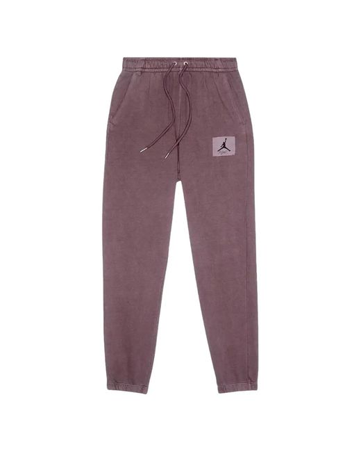 Nike Purple Essentials Fleece Track Pants for men