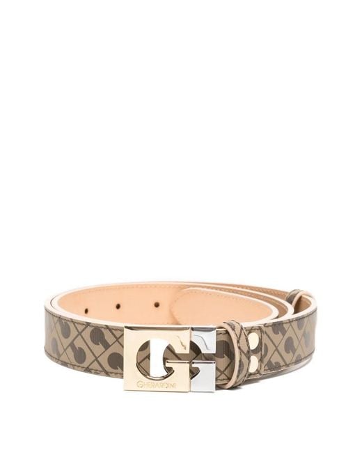 Gherardini Natural Logo-Plaque Belt