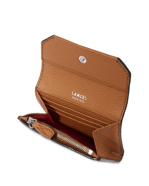 Lancel Brown Mini Ninon Wallet