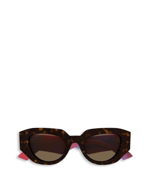Gucci Multicolor Lunettes De Soleil À Monture Géométrique