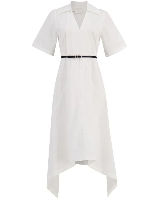 Givenchy White Cotton Maxi Dress
