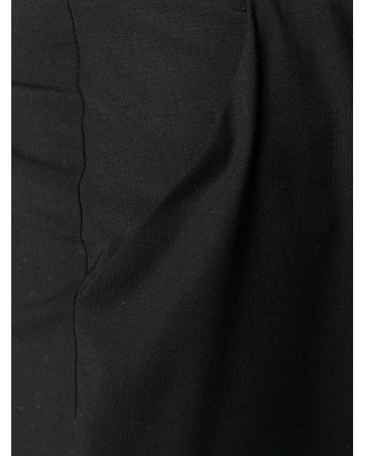 Envelope Black High Waisted Trousers