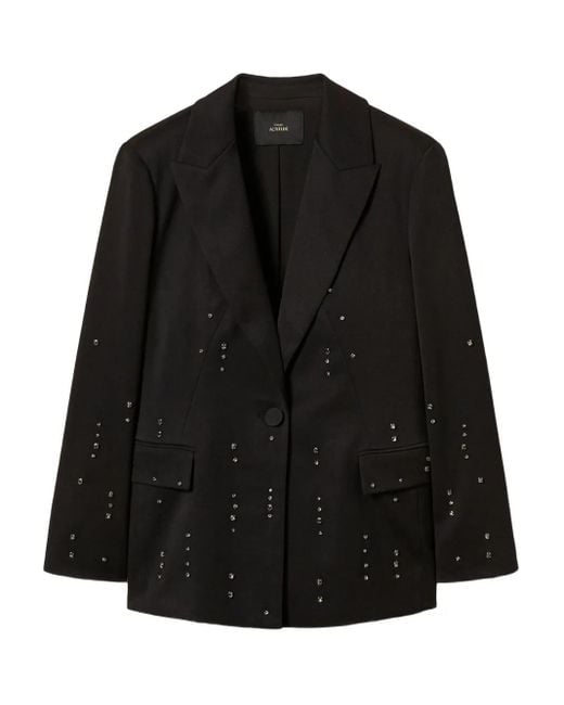 Twinset ビジュートリム ジャケット Black