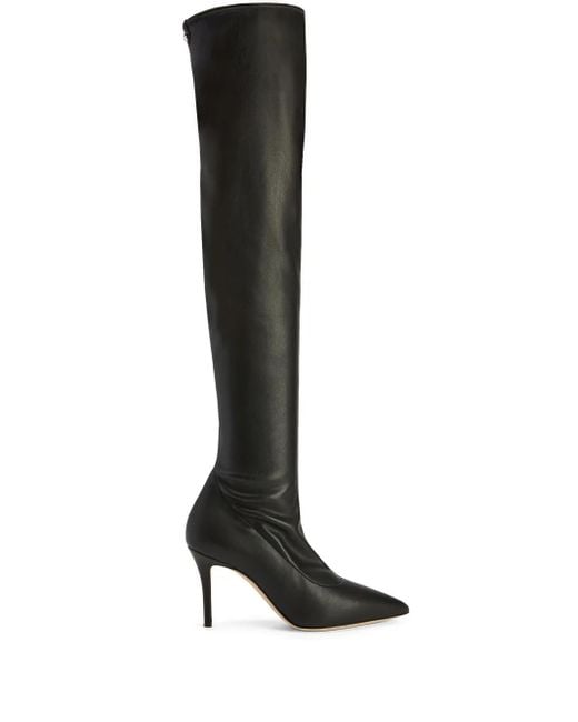 Giuseppe Zanotti Black Felicity 90mm Over-the-knee Boots